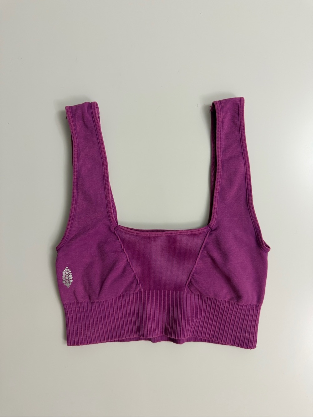 Free People Movement Good Karma Sports Bra, Magenta Purple, Size XS/S